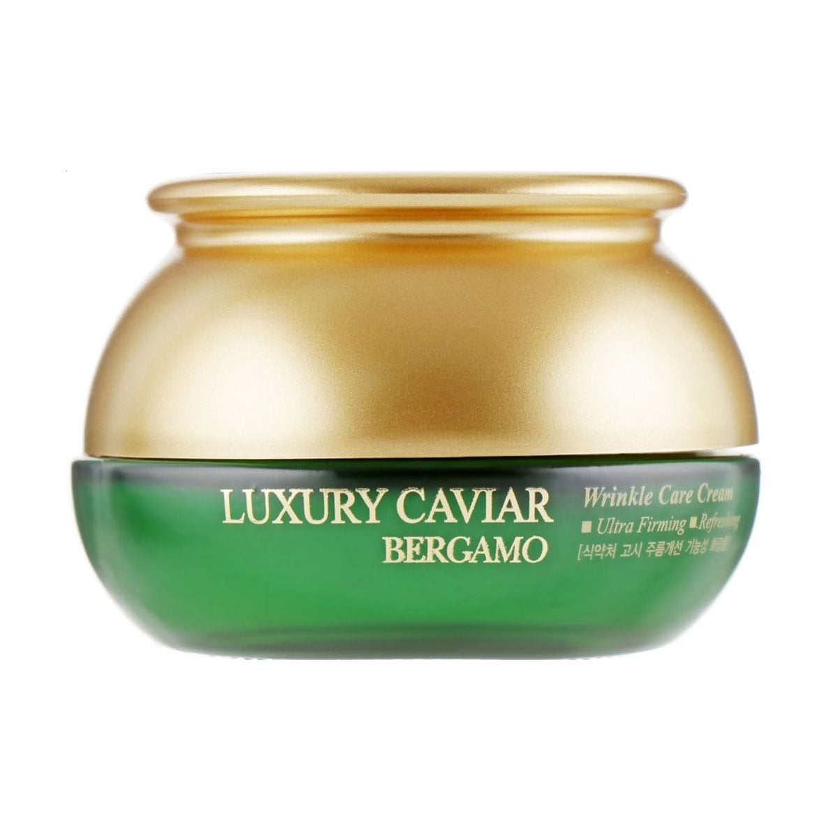 Високоінтенсивний крем для обличчя Bergamo Luxury Caviar Wrinkle Care Cream від зморщок, із чорною ікрою та гіалуроновою кислотою, 50 г